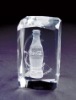 3D laser crystal craft,crystal cube