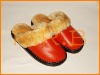 Indoor Sheepskin Faux wool slippers for women