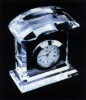 crystal table clock