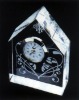 crystal table clock