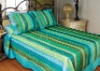 satin patchwork bedding set