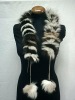 Brown Fox Fur Scarf