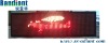 P10mm semi-outdoor LED moving message sign