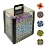 1000 Pc Acrylic Poker Chip Tray,With Paulson Chip