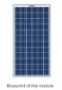 Polycrystalline silicon solar panels 96M-220 (614)