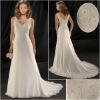 Strapless Chiffon  Wedding Dress  ZJ158