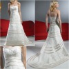 Strapless  Satin and Tull Wedding Gown  KL022