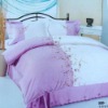 fly-em061  embroidery  bedding set/4pcs /pillowcase/quilt cover