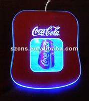 LED lighting mouse pad with USB hurb