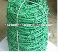 Green PVC/PE Barbed