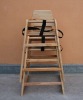 Solid Oak Baby High Chair