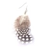 Fashion Silver Feather Cheap Earrings