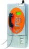 W897: Outdoor unattented public coin pay phone for wall mounted