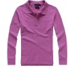 2011 Fashional Cotton women short sleeve polo Shirt