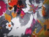 summer linen rayon print fabric