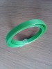 green with plain PET strapping for baling industry