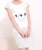 Lovely cartoon pajamas for girl