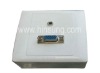 USB wall receptacle for USB charging device wall mounted receptacle