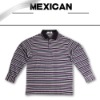 Striped cotton long-sleeved T shirt 9041