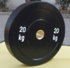 Solid bumper weight plate