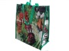 woven shopping bag, plastic bag, bag