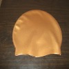 Simple color printing silicone swimming cap