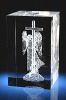 3D laser crystal craft,crystal cube