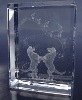 3D laser crystal craft,crystal cube