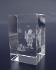 3D laser crystal craft,crystal cube