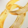 Rings wedding invitation card -- W025A