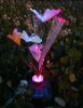 Solar fiber flowers/flower solar light /solar garden light /solar outdoor light