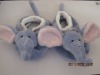 plush  slippers animals