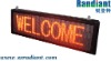 P10mm semi-outdoor LED Moving sign