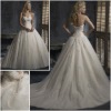 New Style  Elegant  Strapless  Tulle and Satin Wedding  Gown  YY383