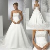 Strapless  Satin and Tull Wedding Gown  KL013