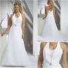 Strapless  Satin and Tull Wedding Gown  KL006