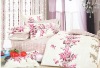 Reactive printed Twill bed sheet