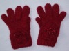 G-039 children's knitted fashion glove/mitten, jacquard, arm warmer