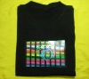 LED t-shirt, flashing t-shirt