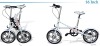 One second folding bike