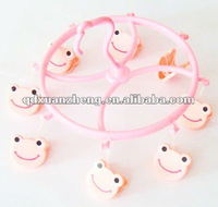 Cute Plastic Clothes Pig Hanger 8 Clips drying rack clothes hanger blue green pink