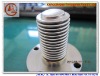 Stainless steel flexible component with flange