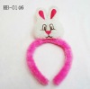 big ear rabbit feather easter headband