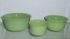 3pcs ceramic stoneware mixing bowls