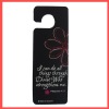 Soft 2D 3D Logo Pvc door hanger Rubber door Hanger