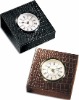 pu leather clock