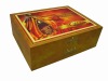 Deluxe binding wine box