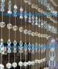 Beaded door curtain ( QX-BDC45) , door curtain , beaded curtain crystal curtain