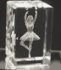 3D laser crystal craft,crystal cube