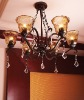 Iron Craft Chandelier with blown glass shape/Chandeliers/pendant lamp